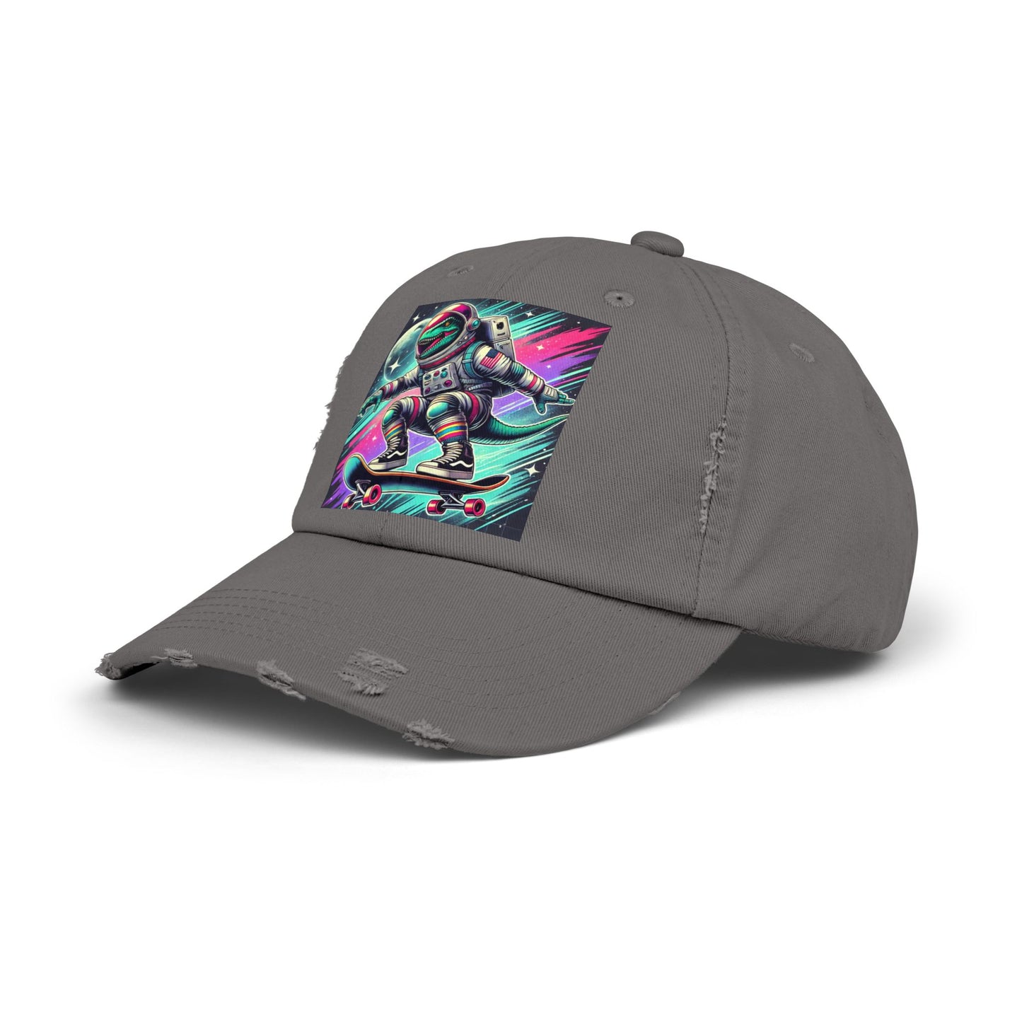 Dinosaur Unisex Distressed Cap