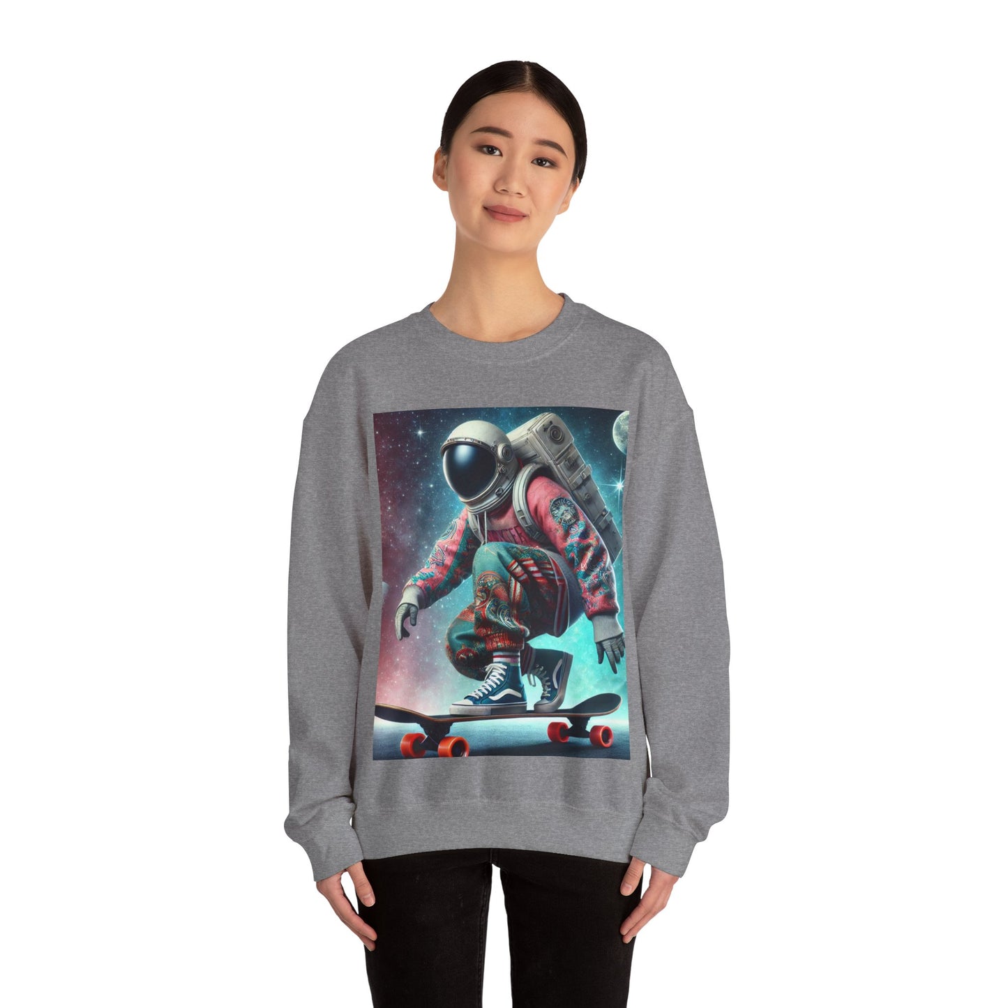 Reach For The Stars. Unisex Heavy Blend™ Crewneck Sweatshirt