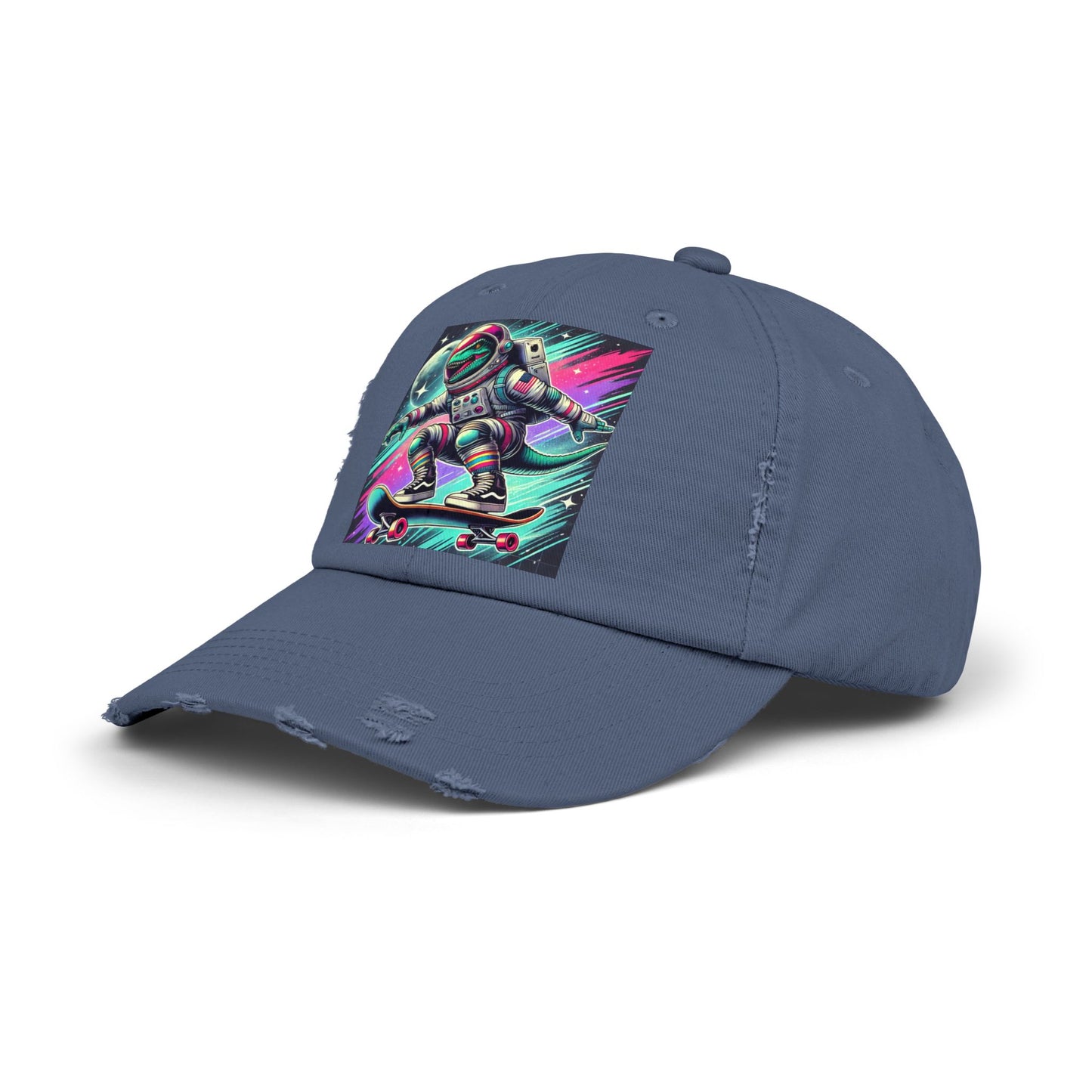 Dinosaur Unisex Distressed Cap