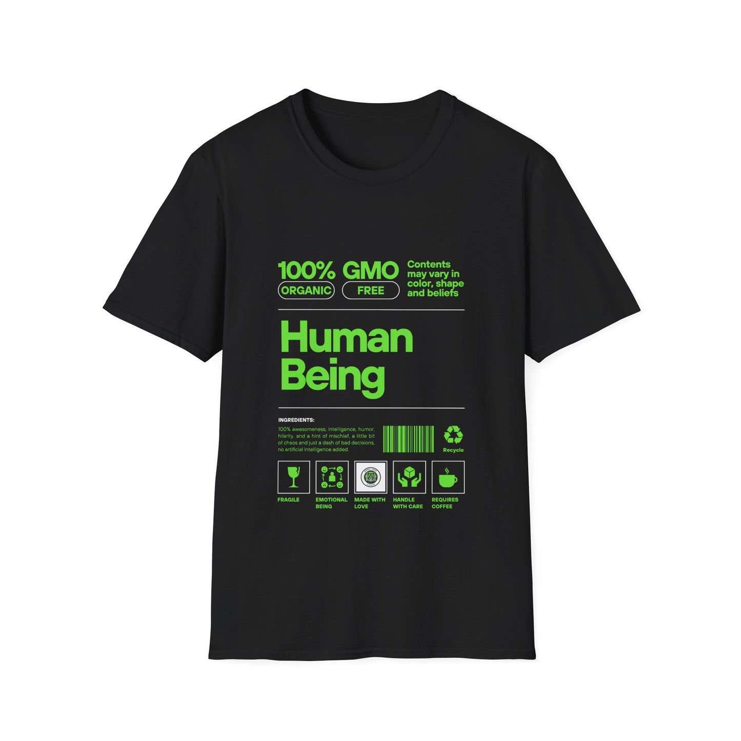 Human Being Unisex Softstyle T-Shirt