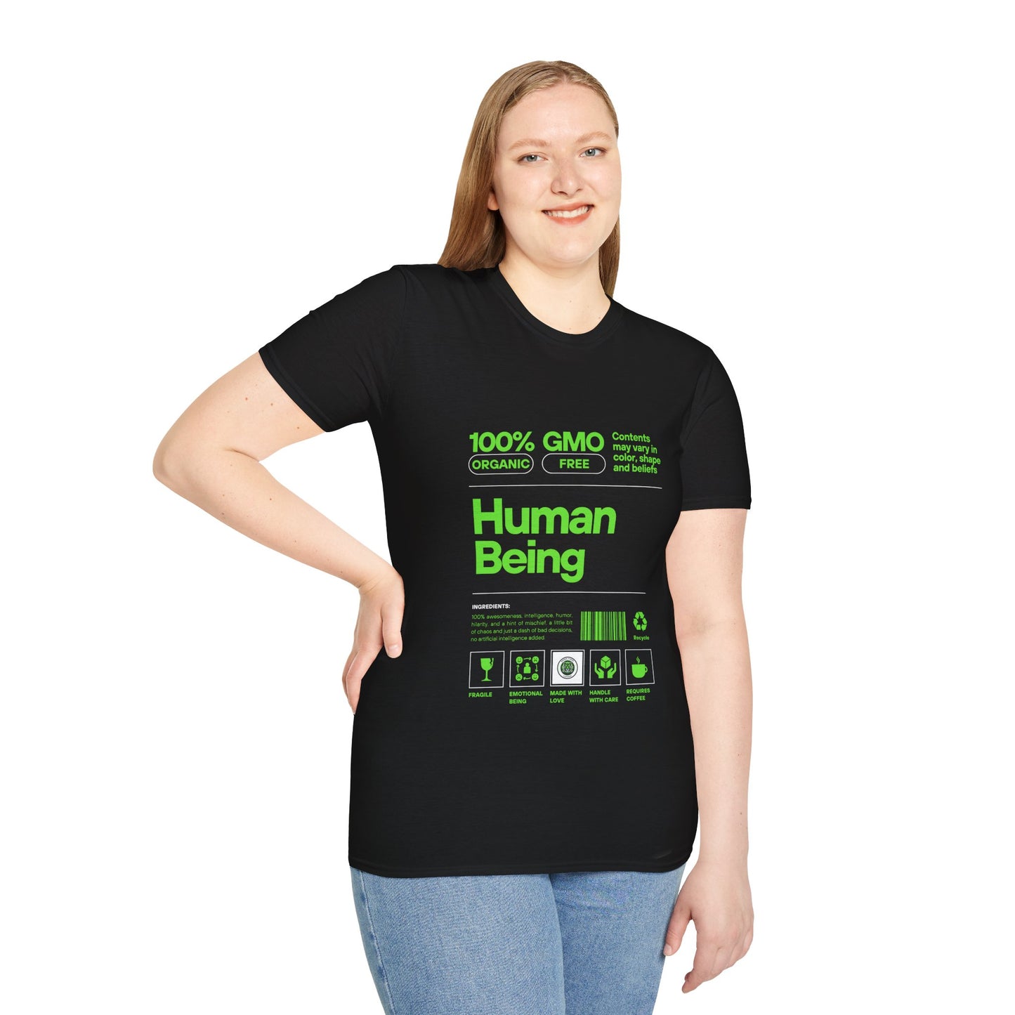 Human Being Unisex Softstyle T-Shirt