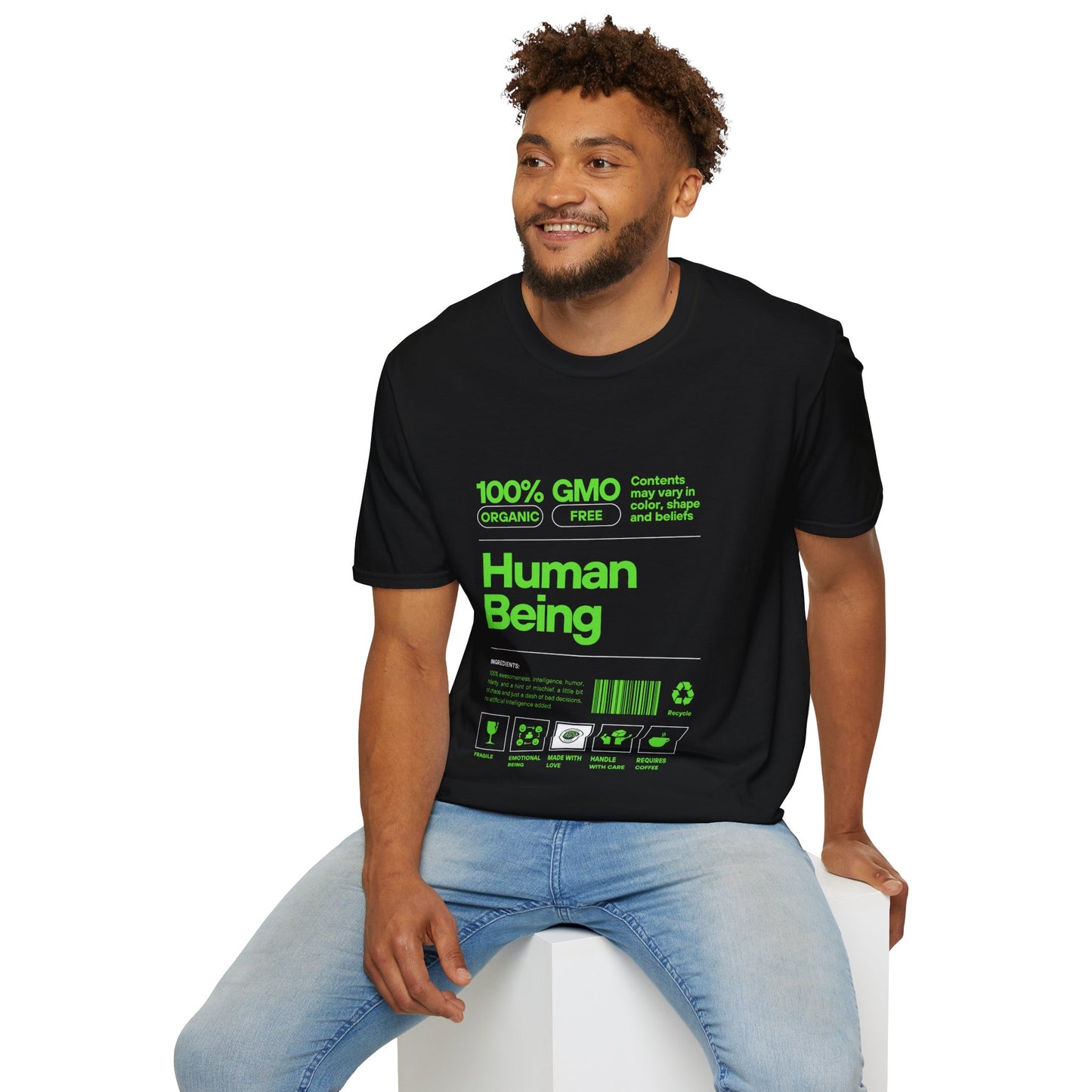 Human Being Unisex Softstyle T-Shirt