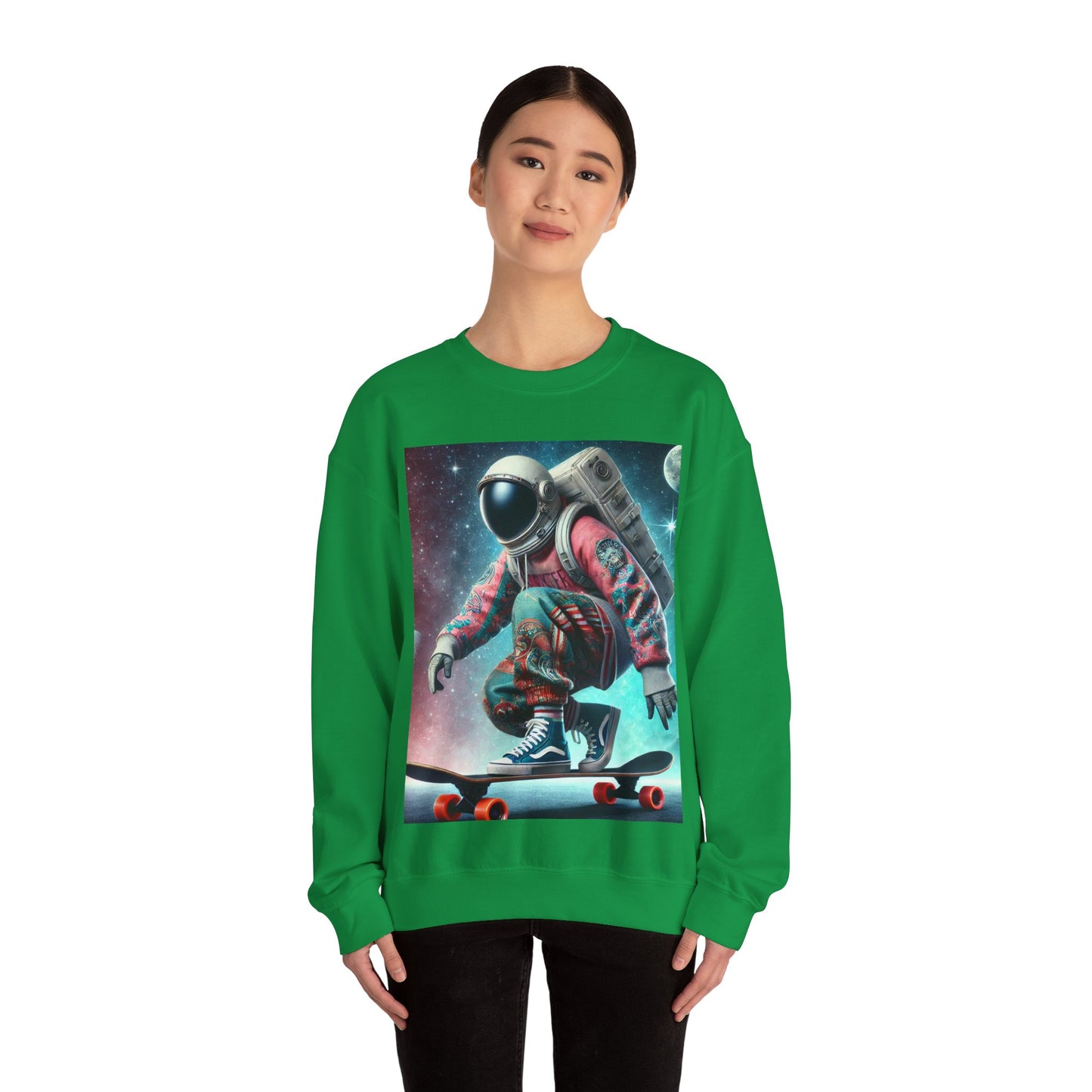 Reach For The Stars. Unisex Heavy Blend™ Crewneck Sweatshirt
