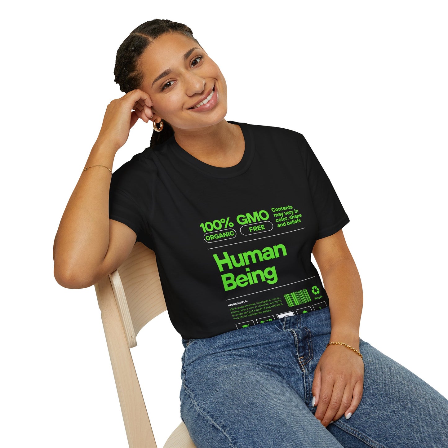 Human Being Unisex Softstyle T-Shirt