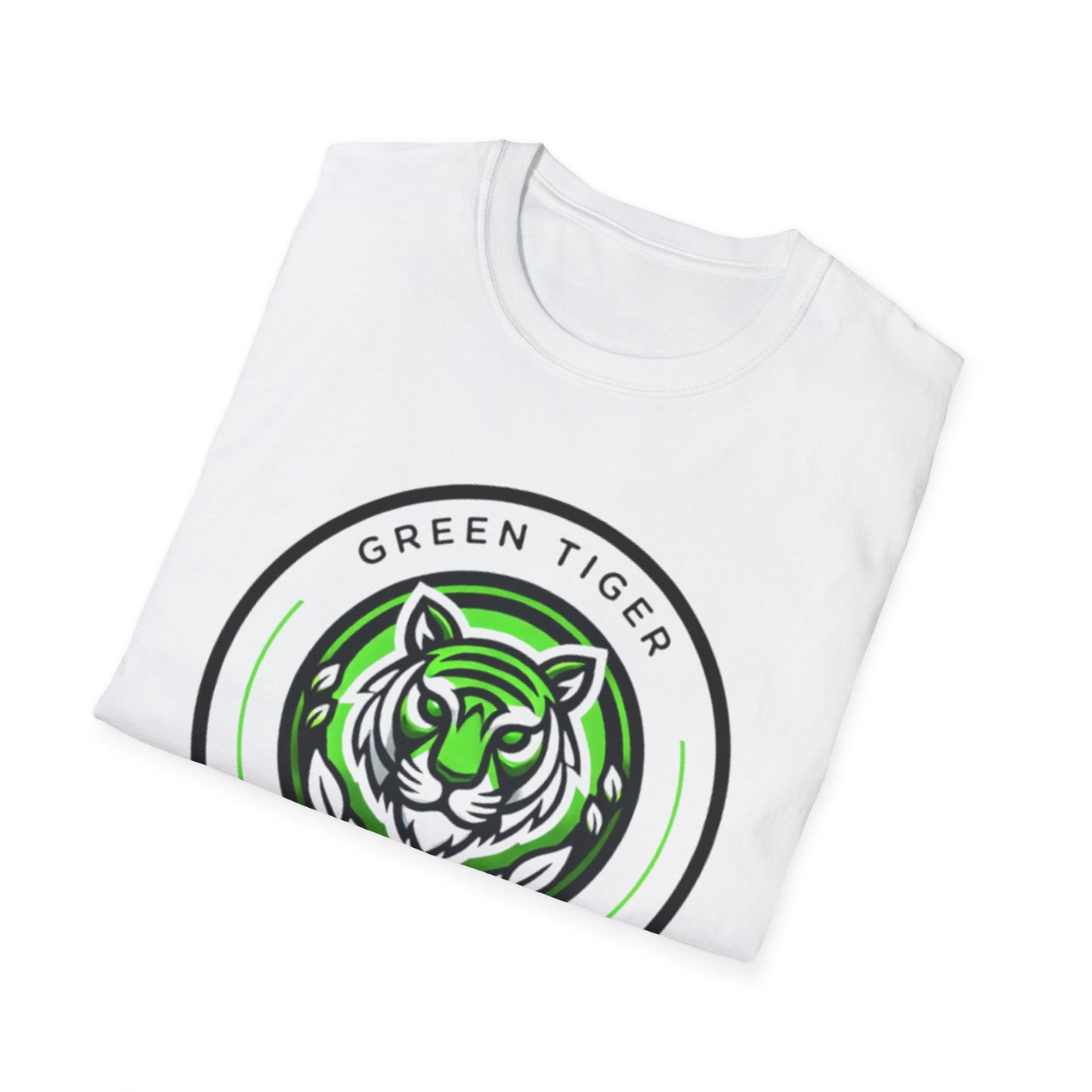 Green Tiger Logo Unisex Softstyle T-Shirt