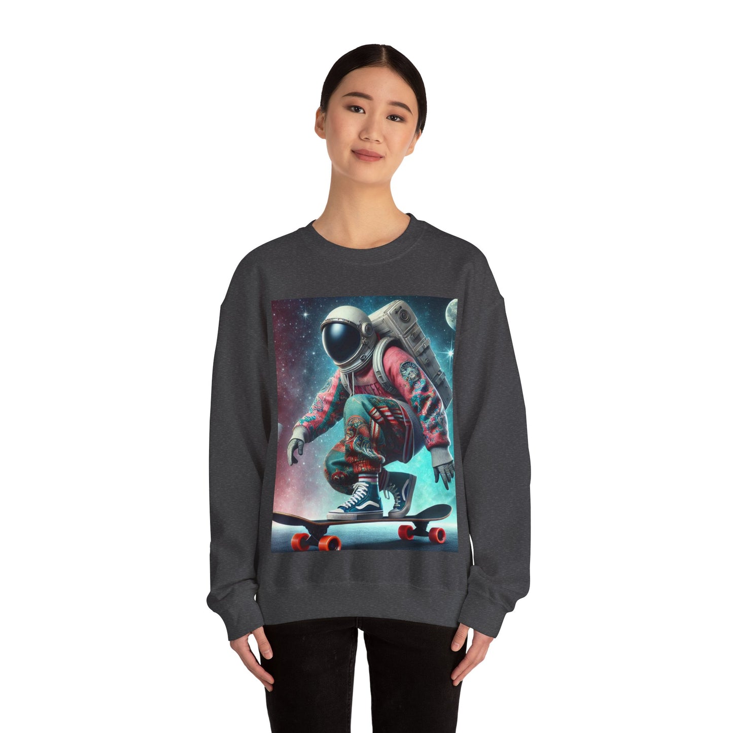 Reach For The Stars. Unisex Heavy Blend™ Crewneck Sweatshirt