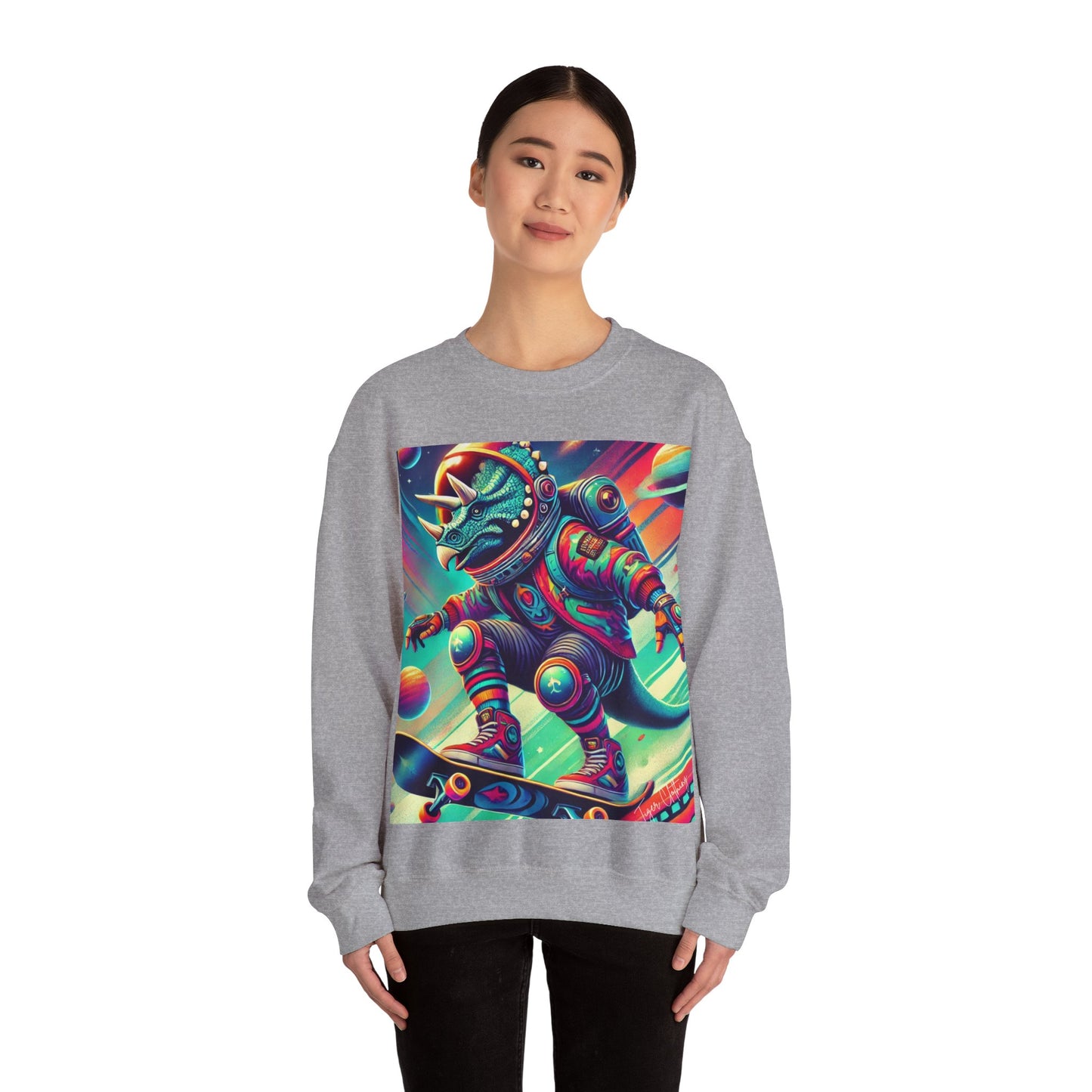 Astro-Saur Unisex Heavy Blend™ Crewneck Sweatshirt