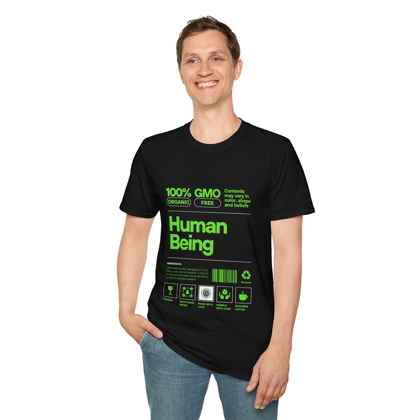 Human Being Unisex Softstyle T-Shirt