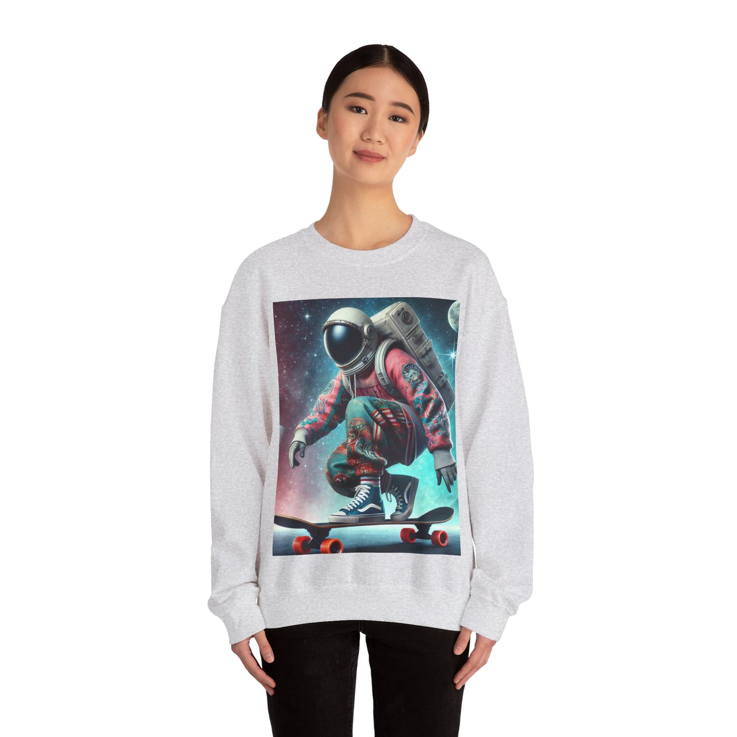 Reach For The Stars. Unisex Heavy Blend™ Crewneck Sweatshirt