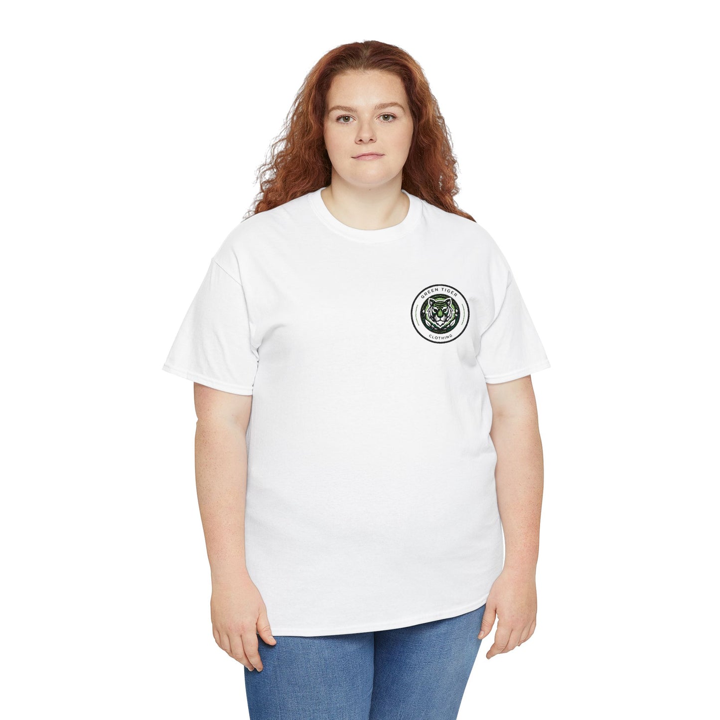 Green Tiger Clothing Unisex Heavy Cotton Tee, Eco-Friendly T-Shirt, Casual Apparel