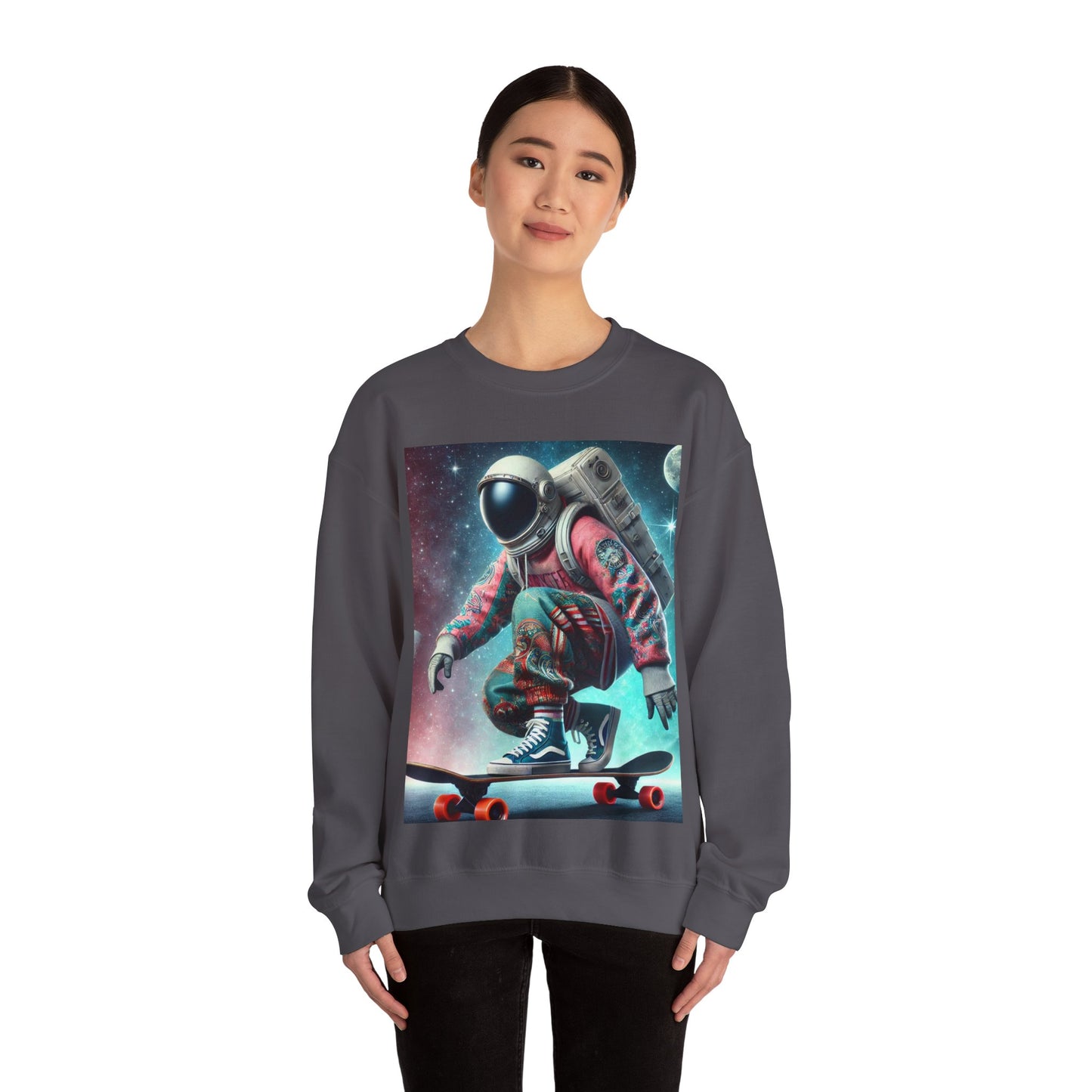 Reach For The Stars. Unisex Heavy Blend™ Crewneck Sweatshirt