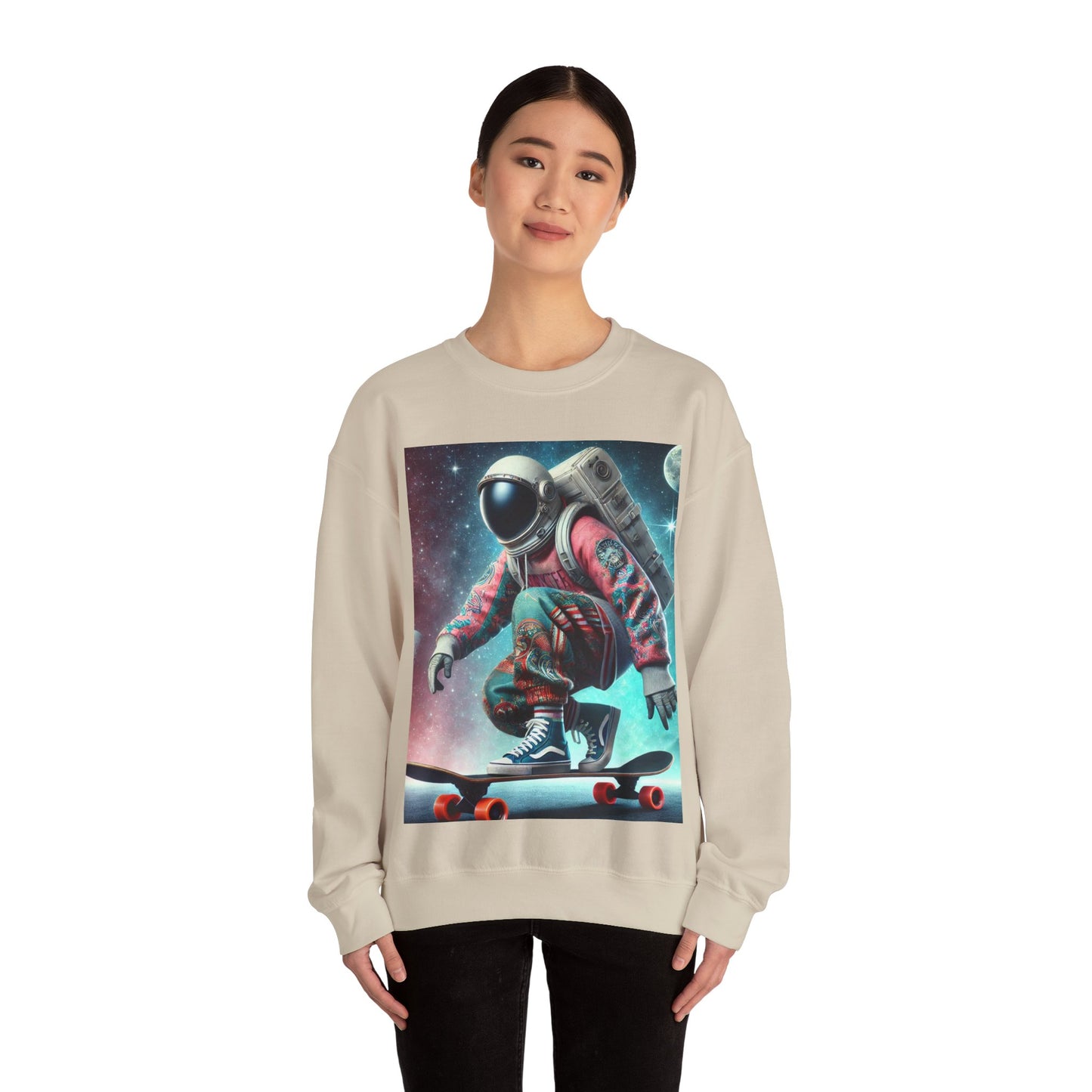 Reach For The Stars. Unisex Heavy Blend™ Crewneck Sweatshirt